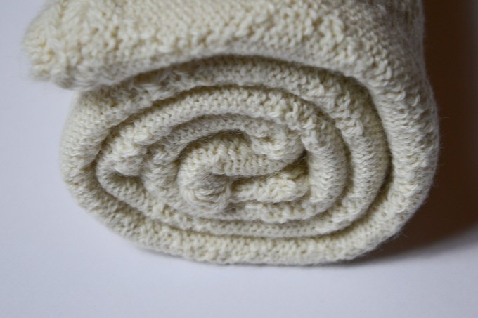 Baby Blanket | 100% Baby Alpaca Wool | Baby Vanilla from Yanantin Alpaca