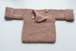 Baby Sweater | Baby Rose | 100% Baby Alpaca Wool | 6-12 Months from Yanantin Alpaca