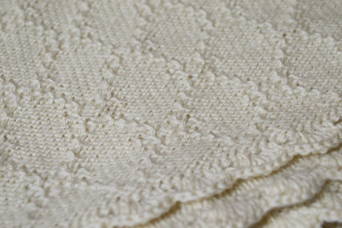 Baby Blanket | 100% Baby Alpaca Wool | Baby Vanilla from Yanantin Alpaca