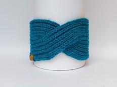 Knitted Headband | Ocean Blue | 100% Alpaca Wool van Yanantin Alpaca