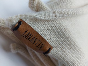 Knitted Scarf | White Vanilla | 100% Alpaca Wool from Yanantin Alpaca