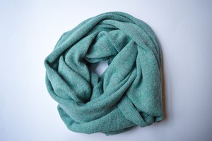 Knitted Scarf | Spring Breeze Blue | 100% Alpaca Wool from Yanantin Alpaca