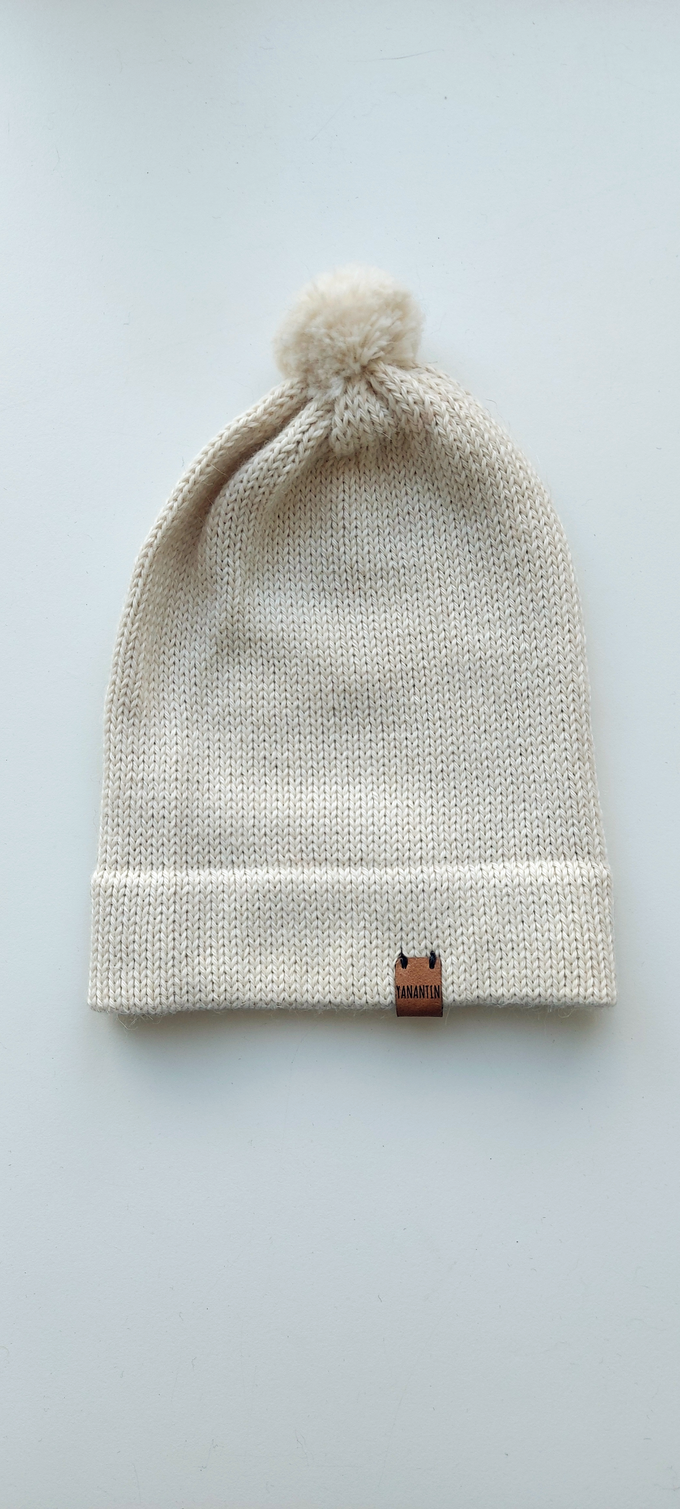 Baby Hat | 100% Baby Alpaca Wool | 3-6 Months | Baby Pastel from Yanantin Alpaca