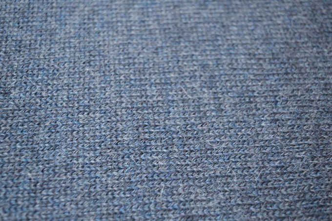 Knitted Scarf | Steel Blue | 100% Alpaca Wool from Yanantin Alpaca