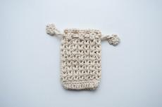 Soap Bag | Hand-Crocheted | 100% Organic Cotton van Yanantin Alpaca