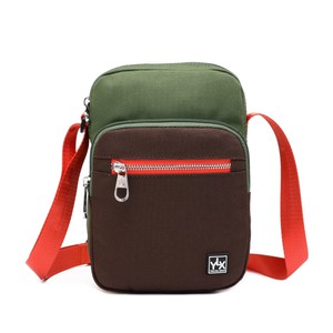 YLX Adonis Crossbody Bag | Army Green & Dark Brown from YLX Gear
