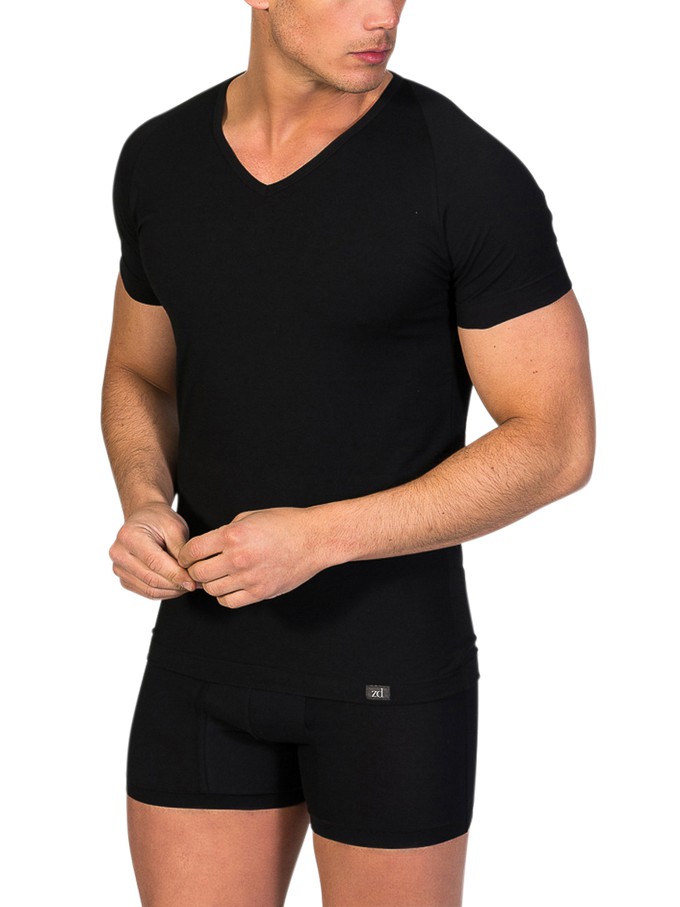 V-neck T-shirt Egyptian cotton from ZD ZERO DEFECTS