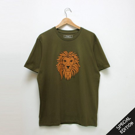 T-shirt LEO Foundation (Adult) – Khaki from zebrasaurus