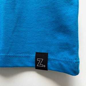Kinder t-shirt ‘Croc monsieur’ | Azur blue from zebrasaurus