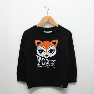 Kids sweater ‘Foxy lady’ – Black from zebrasaurus