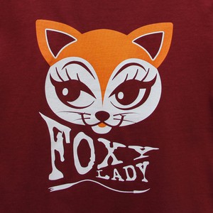 Kinder t-shirt ‘Foxy lady’ – Burgundy from zebrasaurus