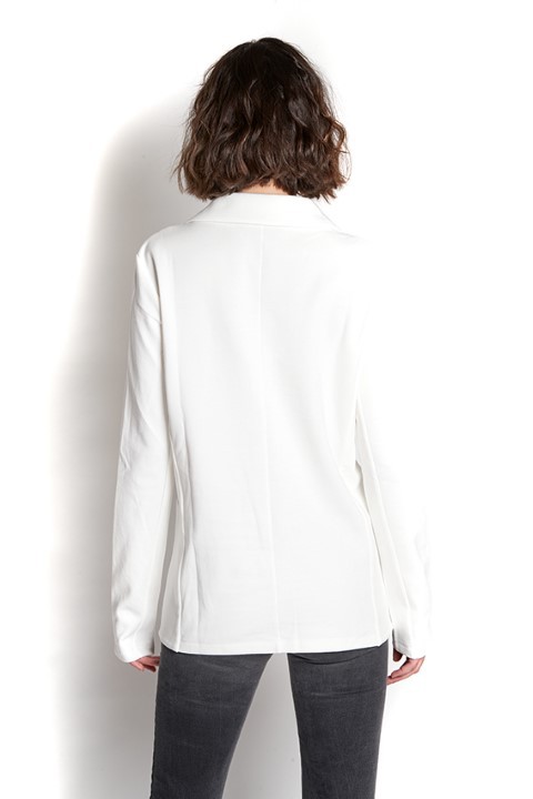 duurzame witte blazer van Greyhaus