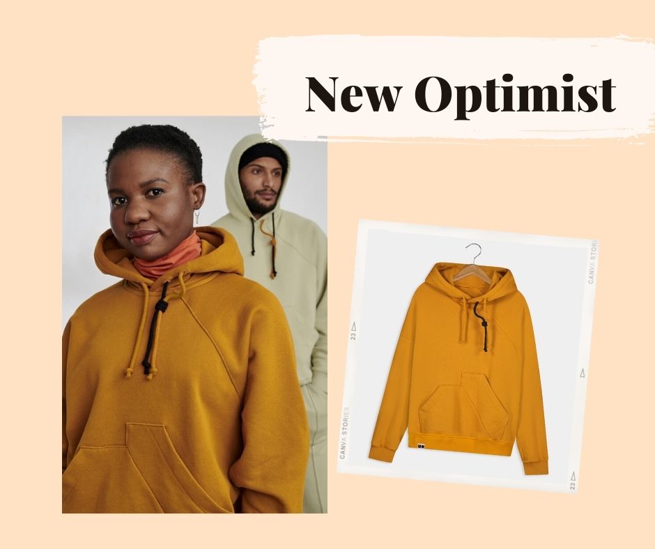 afbeelding duurzame hoodies new optimist