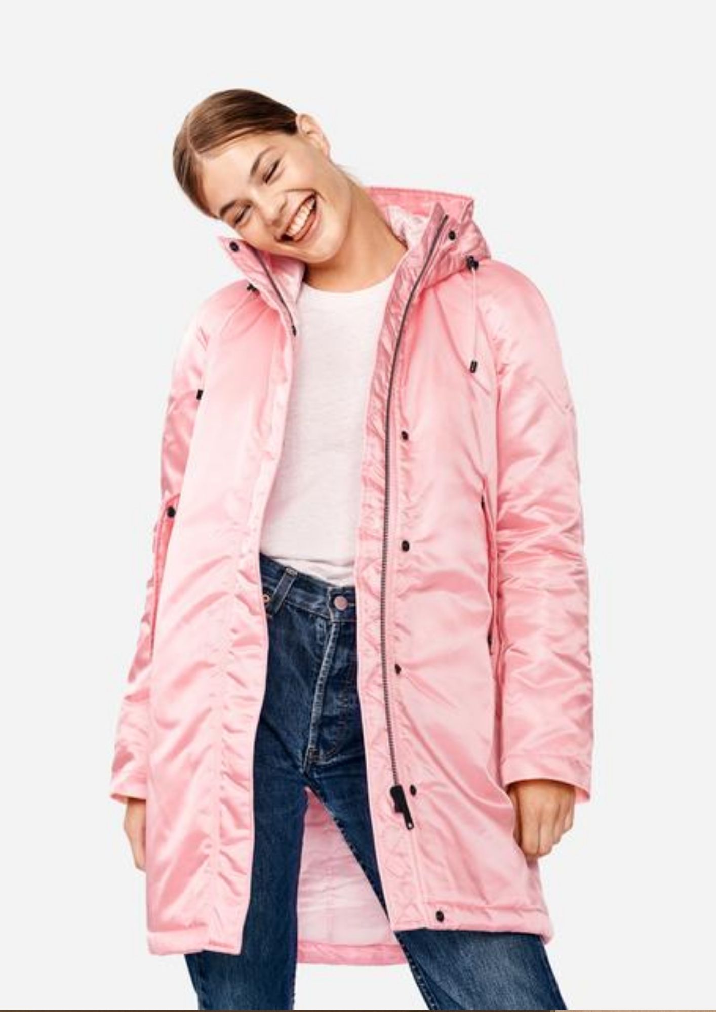 pink parka TEYM