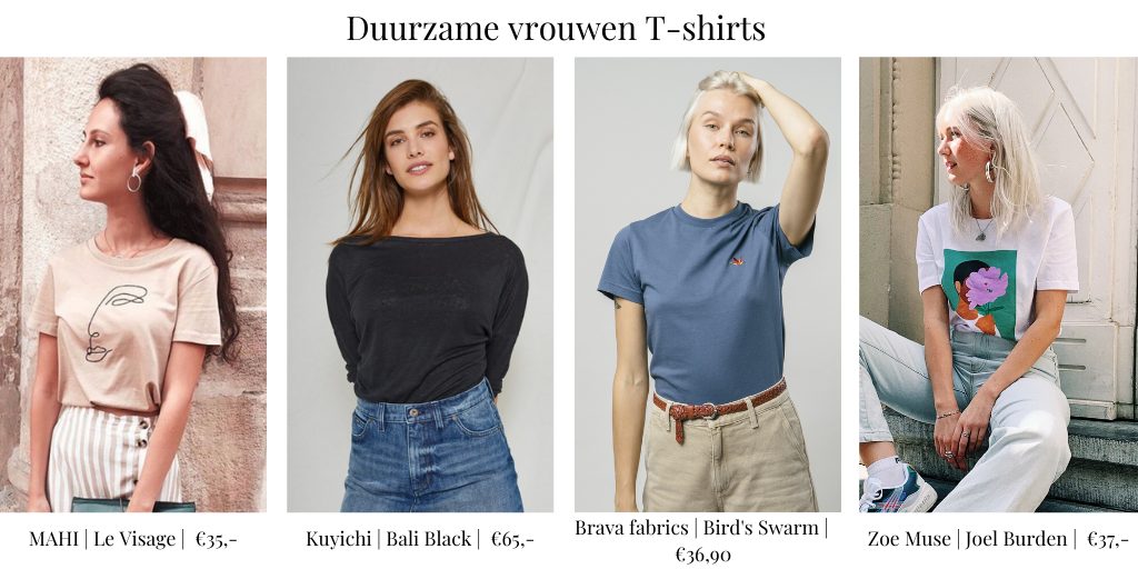 duurzame t-shirts vrouwen