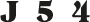 Logo van J54