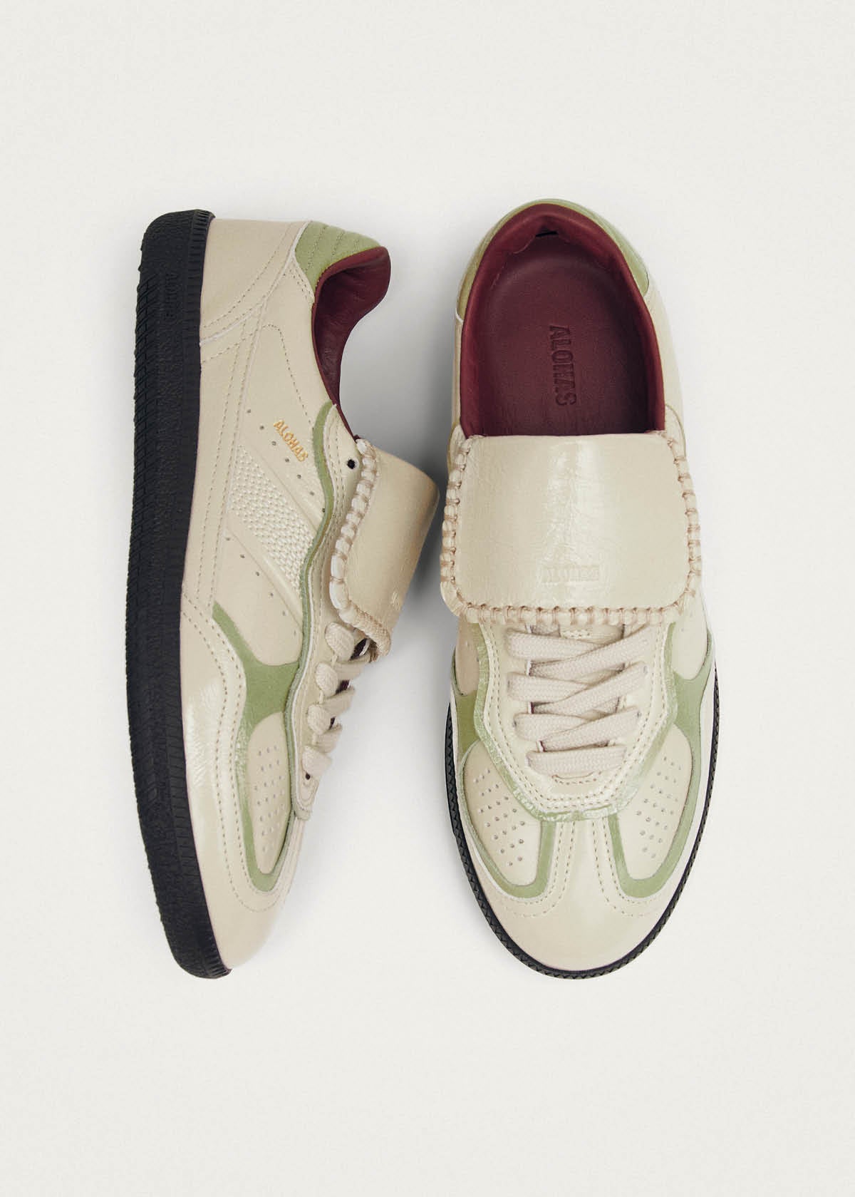 Project Cece | Tb.490 Club Cream Patent Leather Sneakers