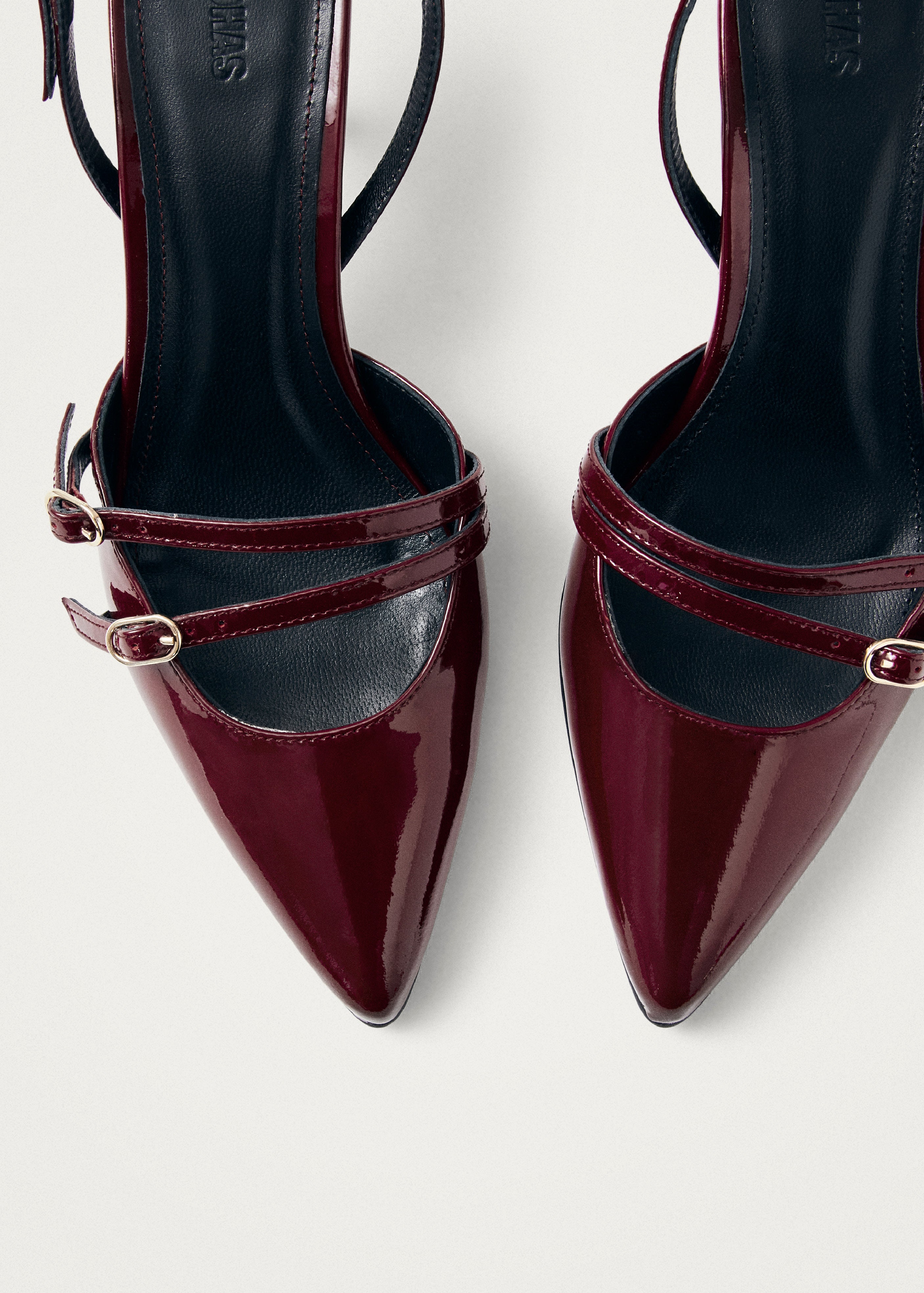 Project Cece | Joelle Onix Burgundy Leather Pumps
