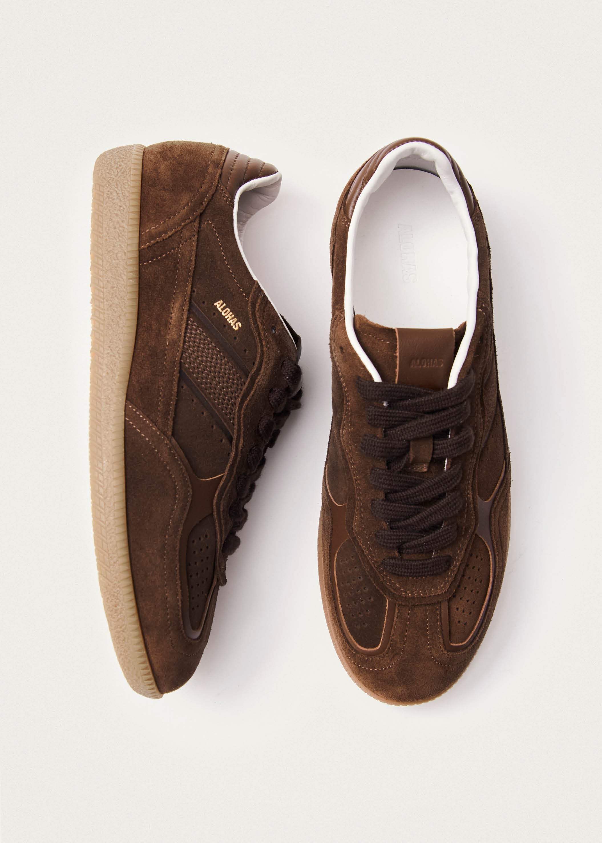 【関税込み】ALOHAS Tb.490 Rife Taupe Leather Sneakers Tb.490 Rife Taupe Leather Sneakers | ALOHAS
