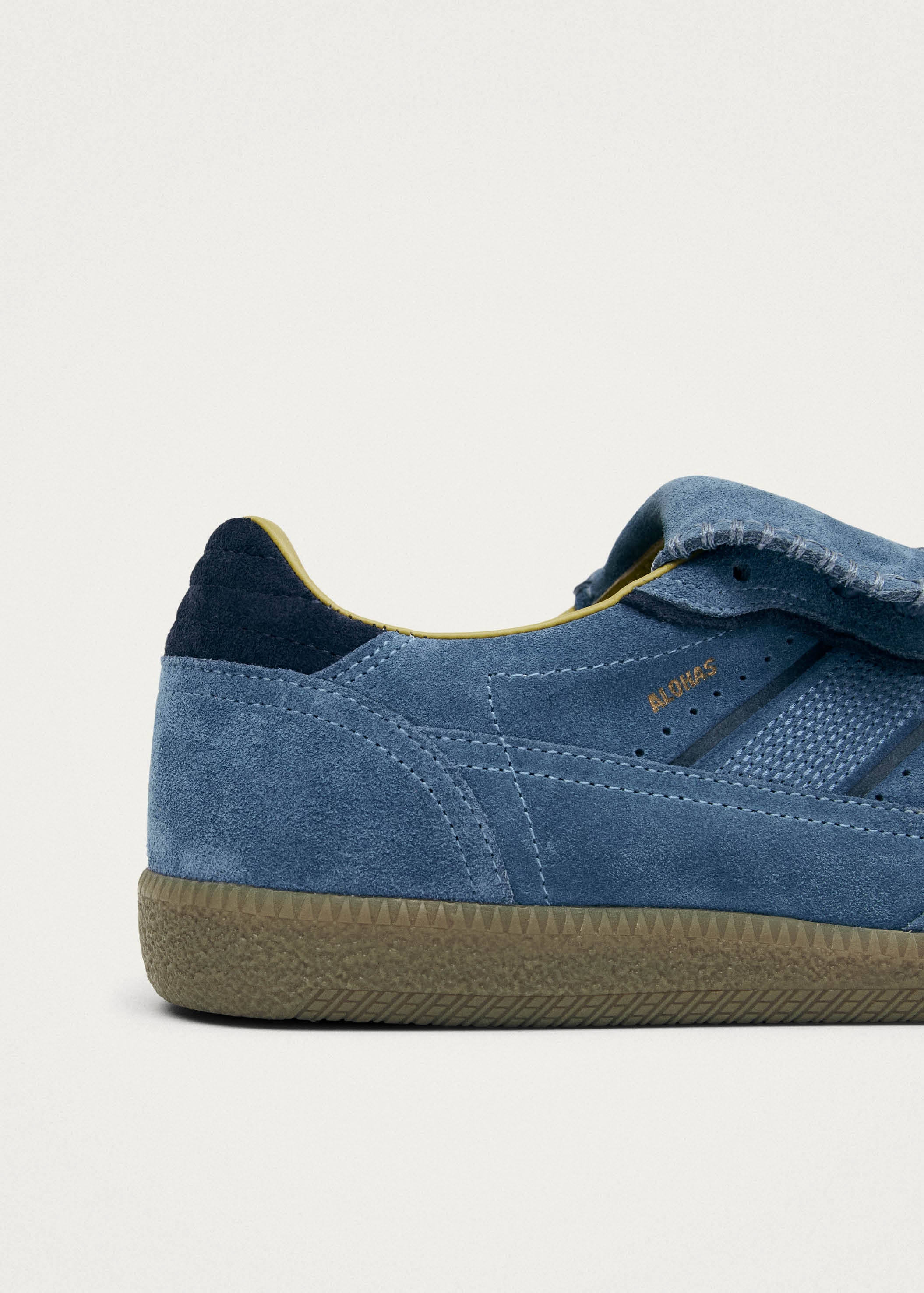Project Cece | Tb.490 Club Suede Blue Leather Sneakers