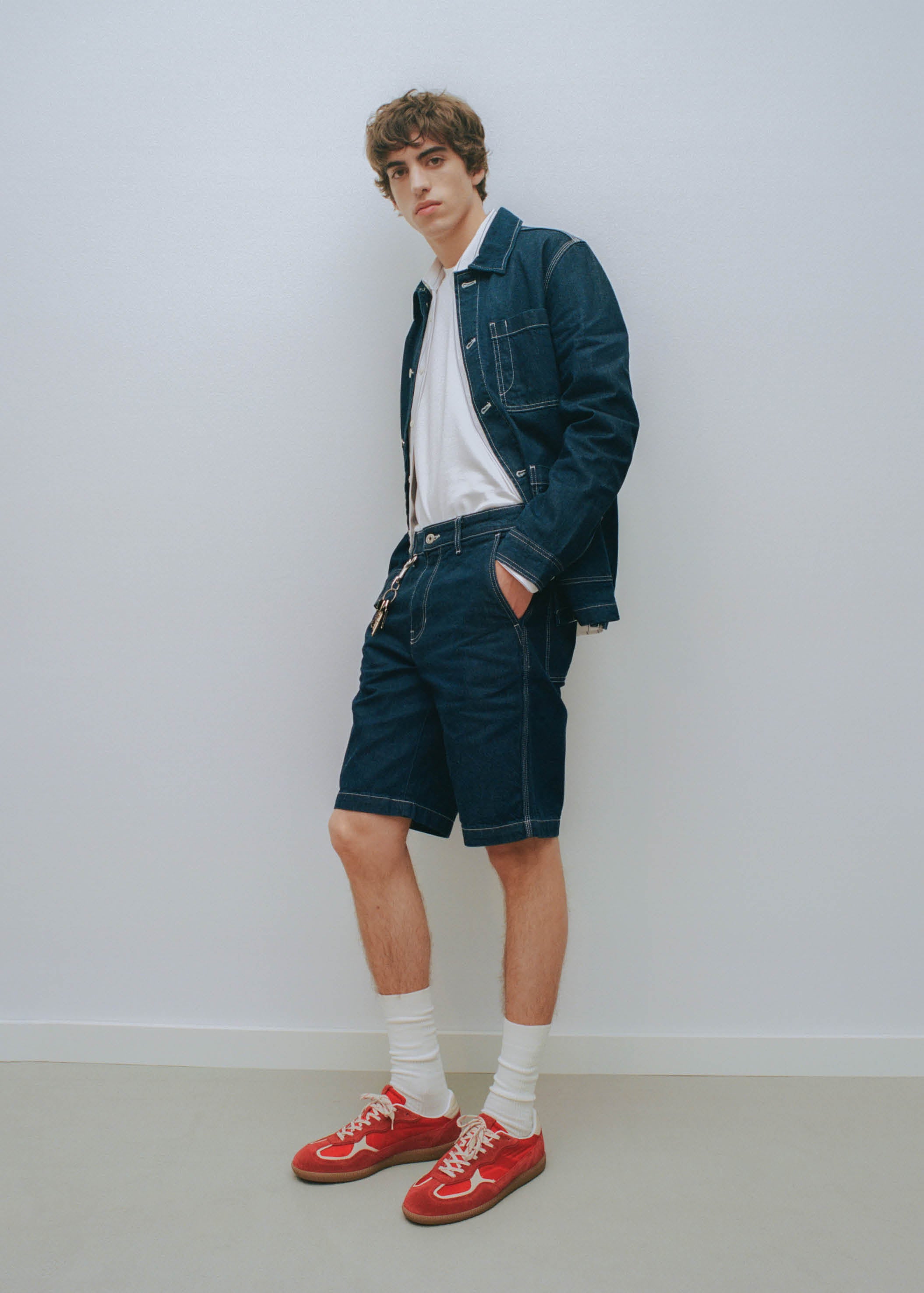 Project Cece | Tb.490 Rife Sheen Red Leather Sneakers