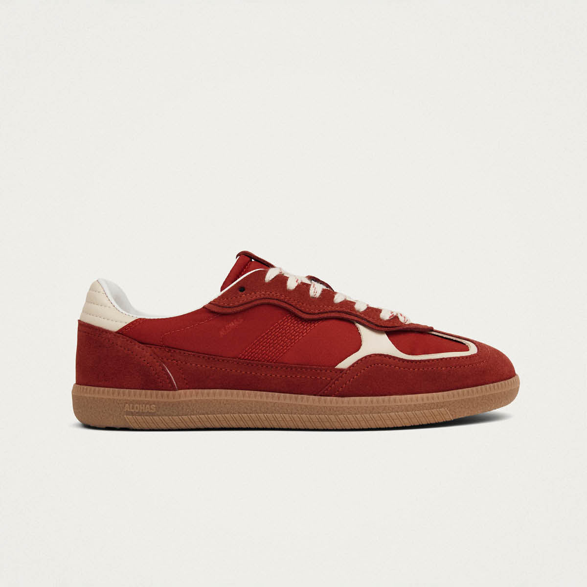 Project Cece | Tb.490 Rife Sheen Red Leather Sneakers