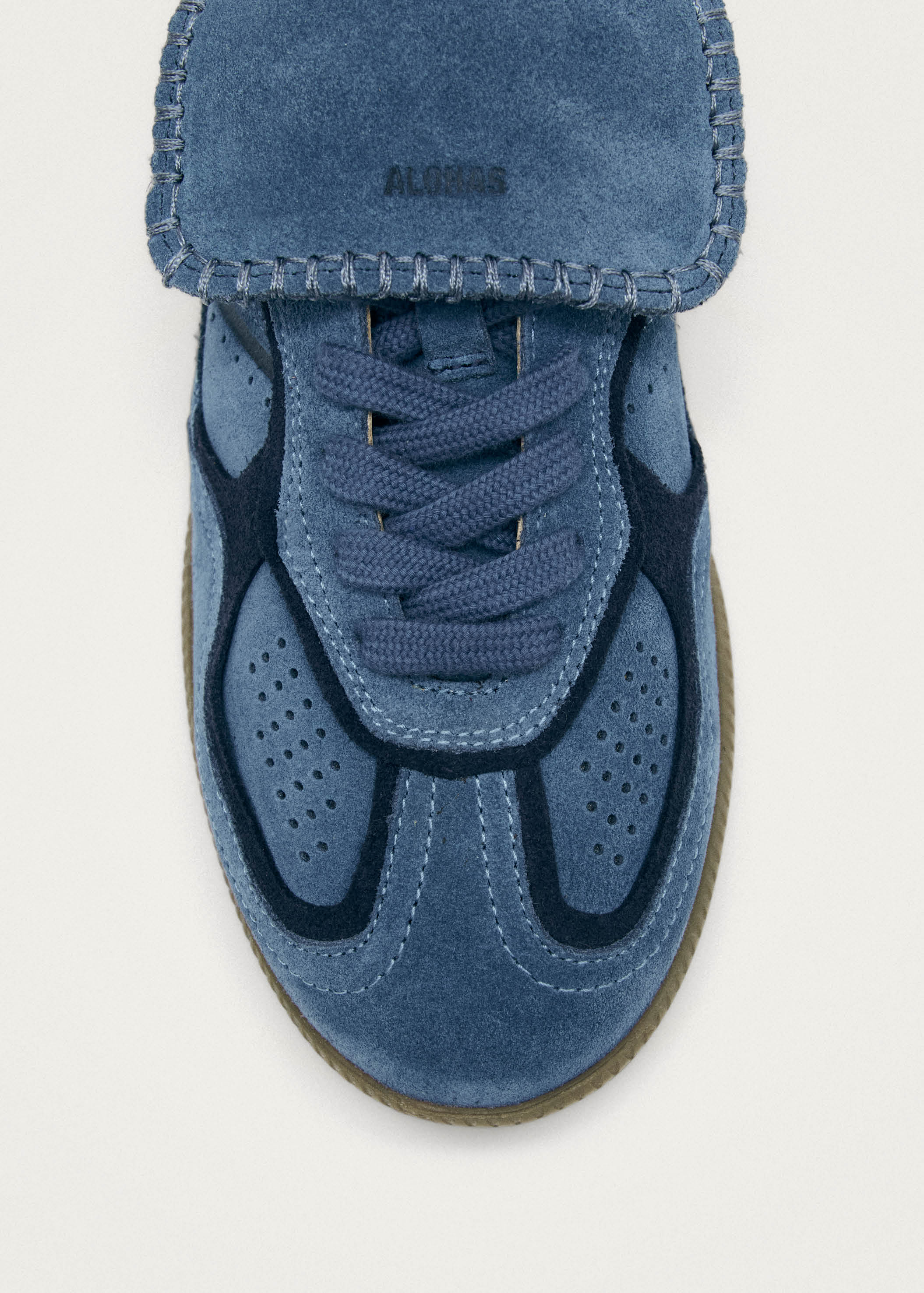 Project Cece | Tb.490 Club Suede Blue Leather Sneakers