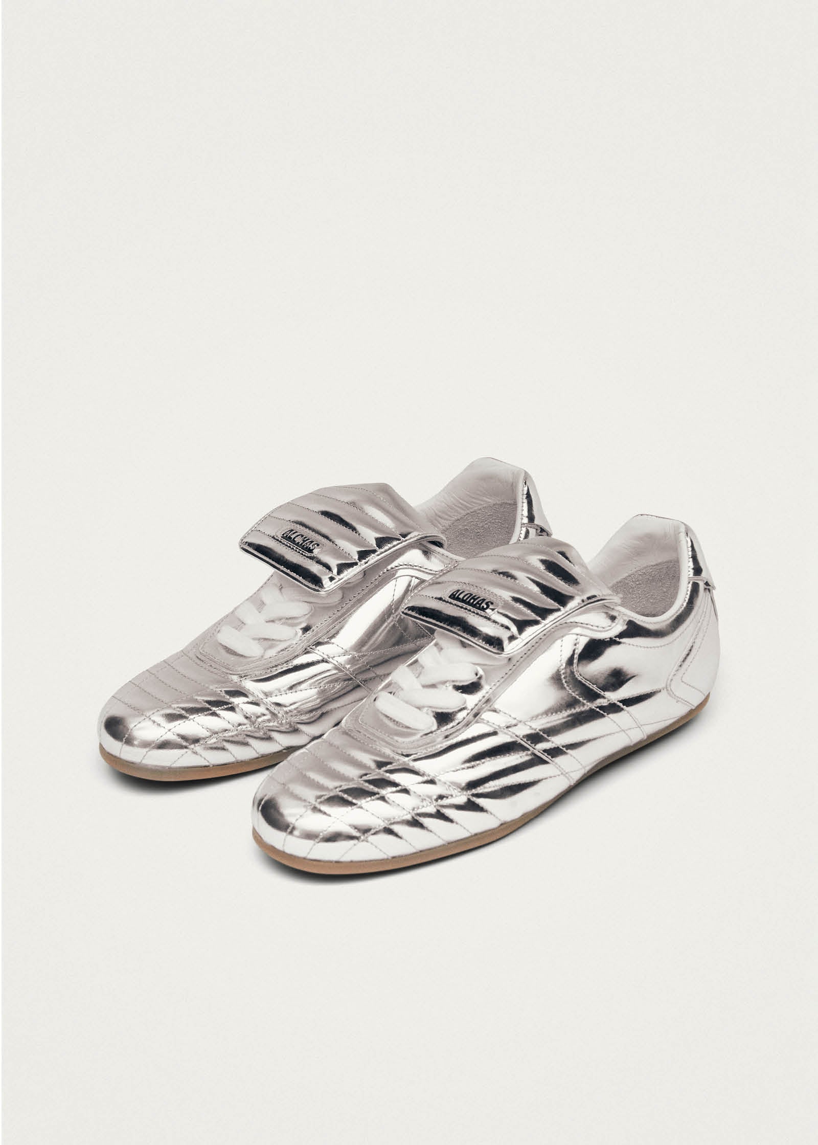 Project Cece | Tb.99 Silver Leather Sneakers