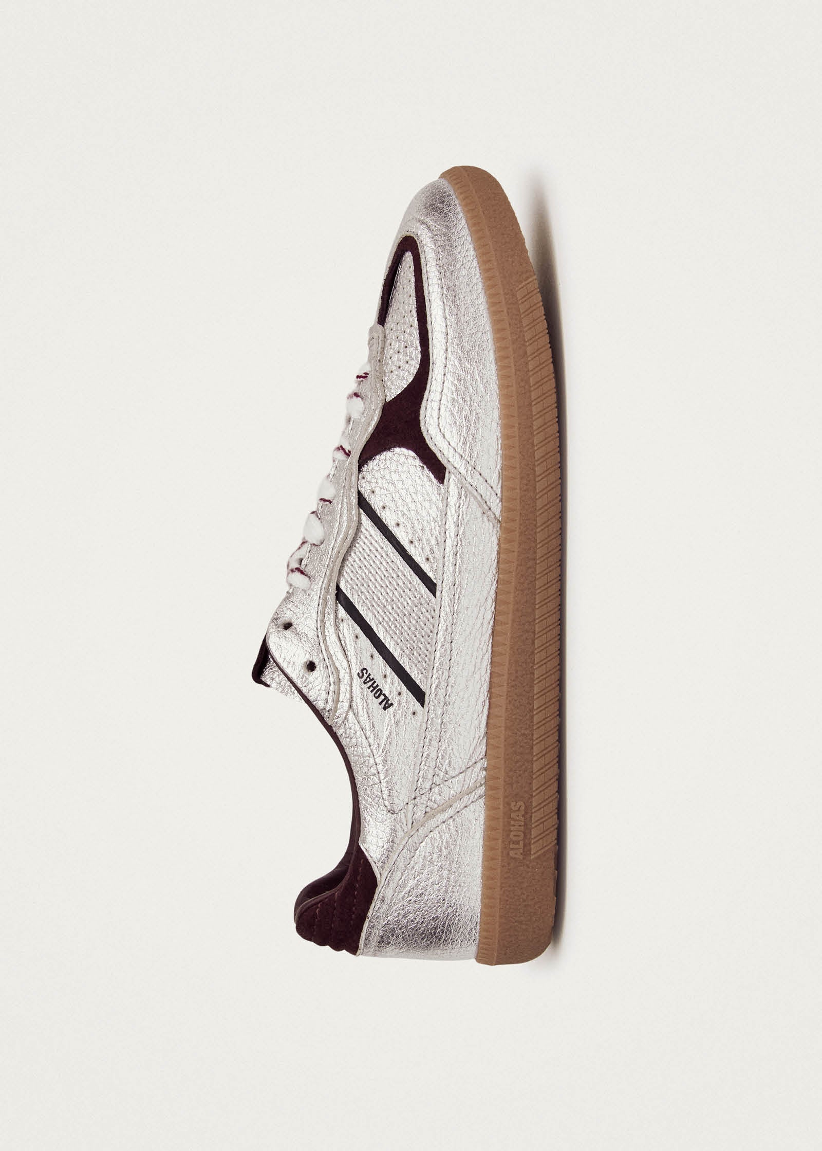 Project Cece | Tb.490 Grain Shimmer Silver & Burgundy