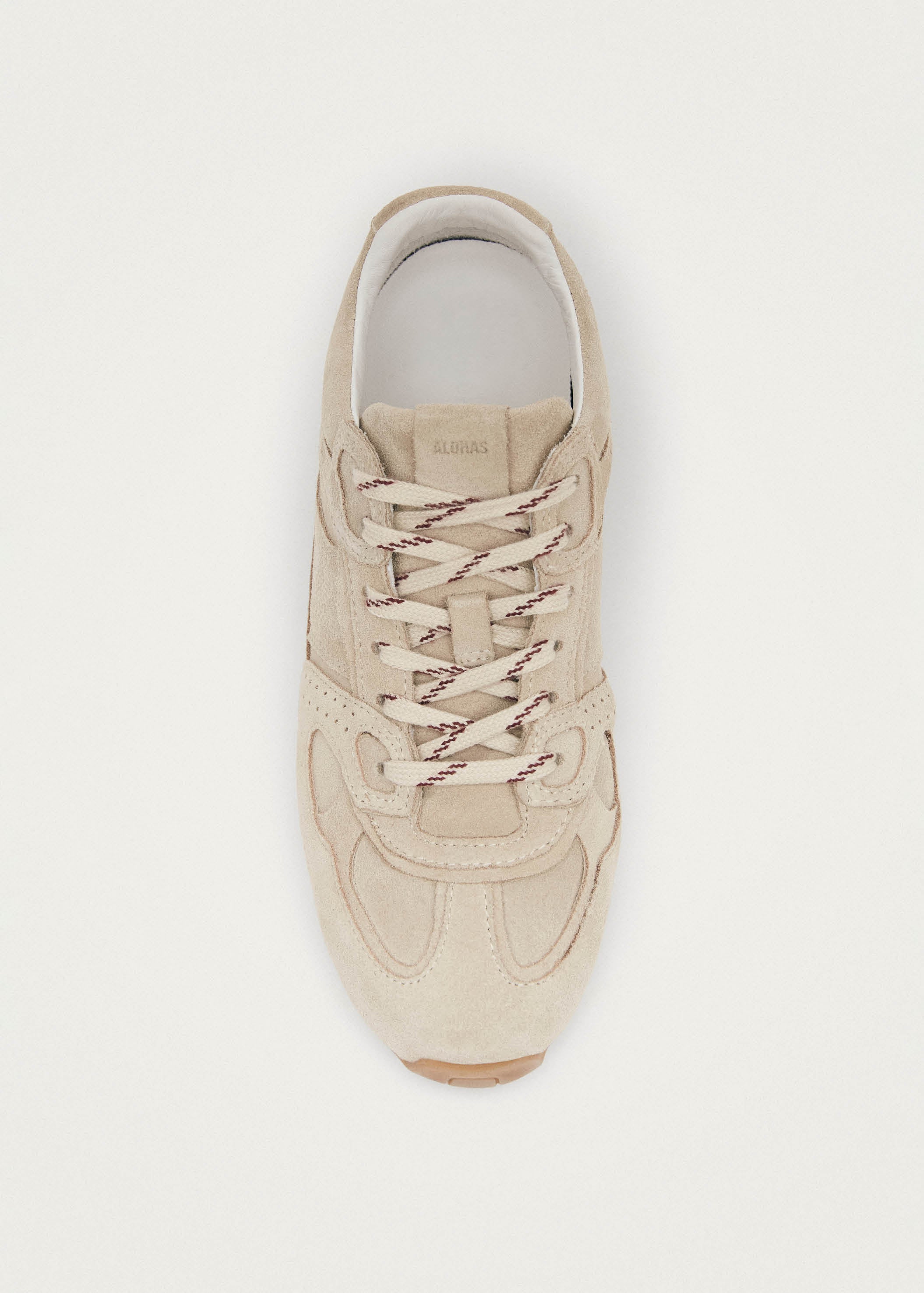 Project Cece | Tb.56 Suede Cream Leather Sneakers