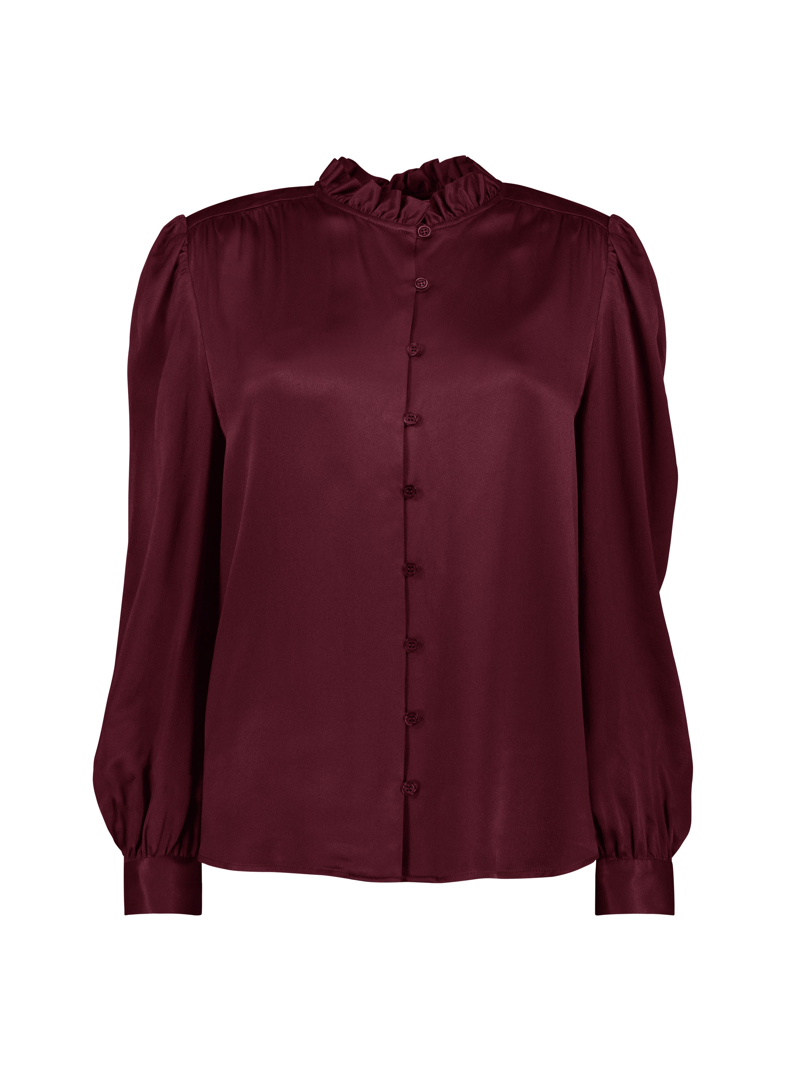 épine double ribbon frill blouse（2color） Double Collar Frill Blouse with Ribbon Tie by Metamorphose