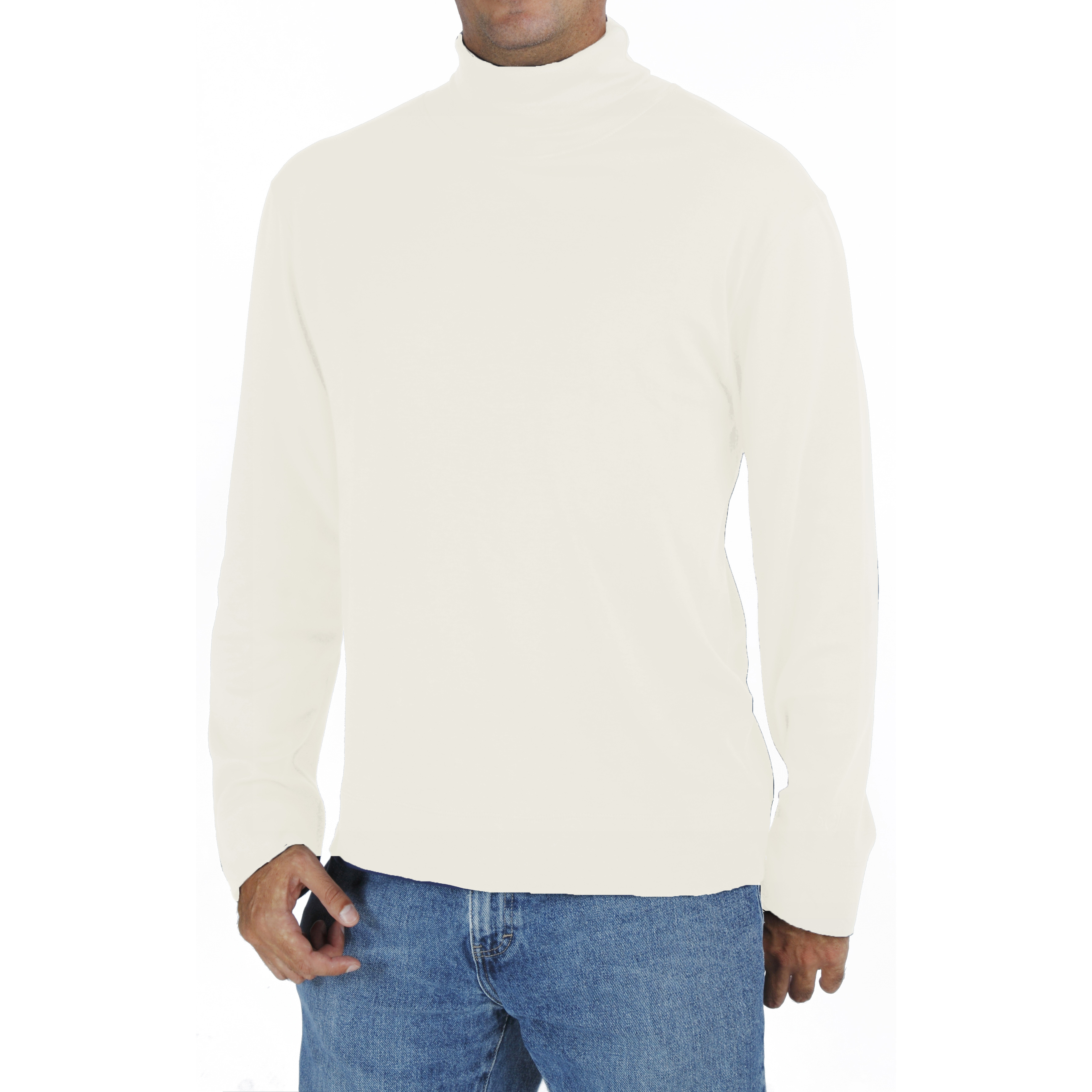 Men’s Turtleneck TShirt in Organic Pima from B.e Quality Men’s Turtleneck TShirt in Organic Pima from B.e Quality