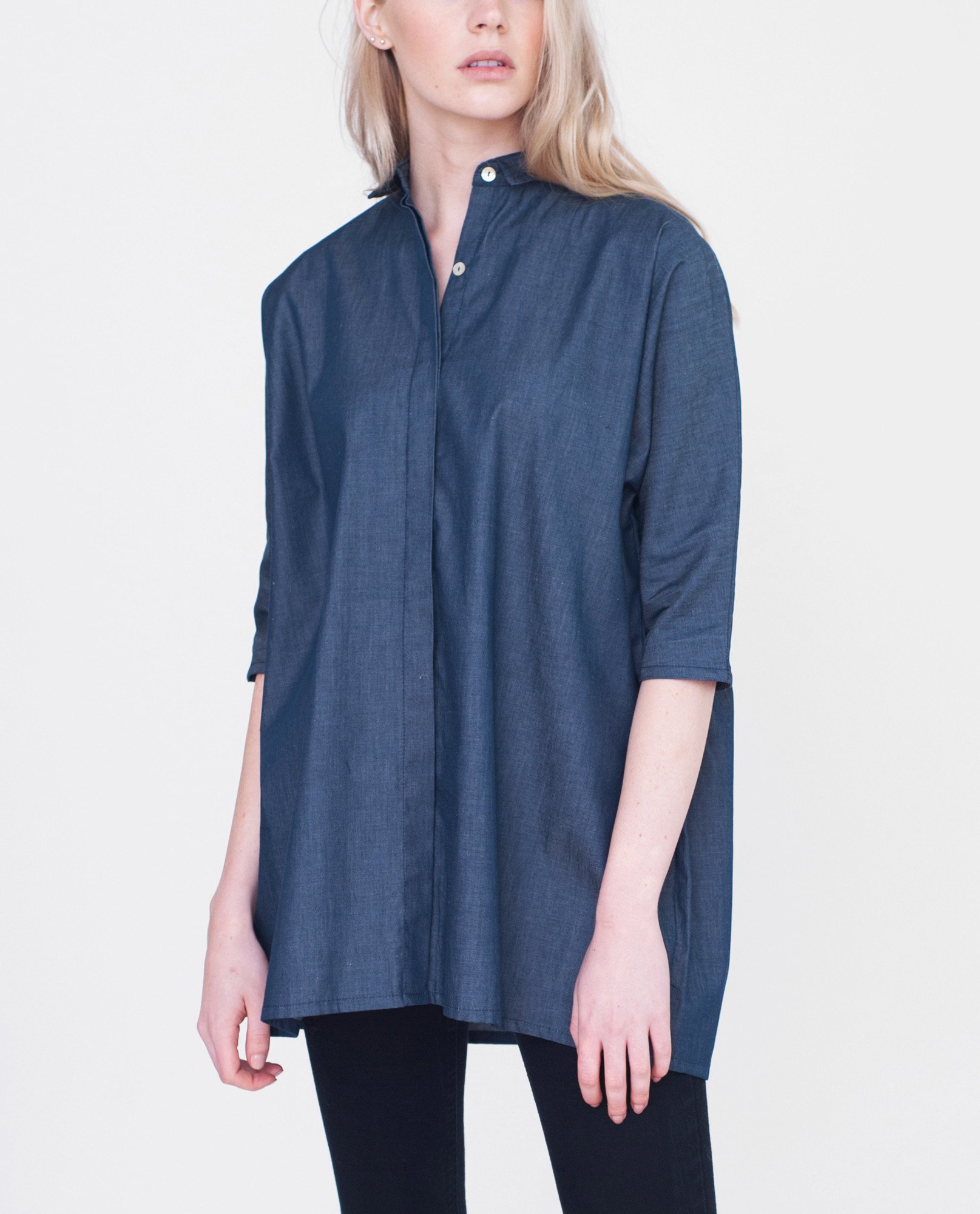 BLAINE Cotton Denim Shirt from Beaumont Organic BLAINE Cotton Denim Shirt from Beaumont Organic