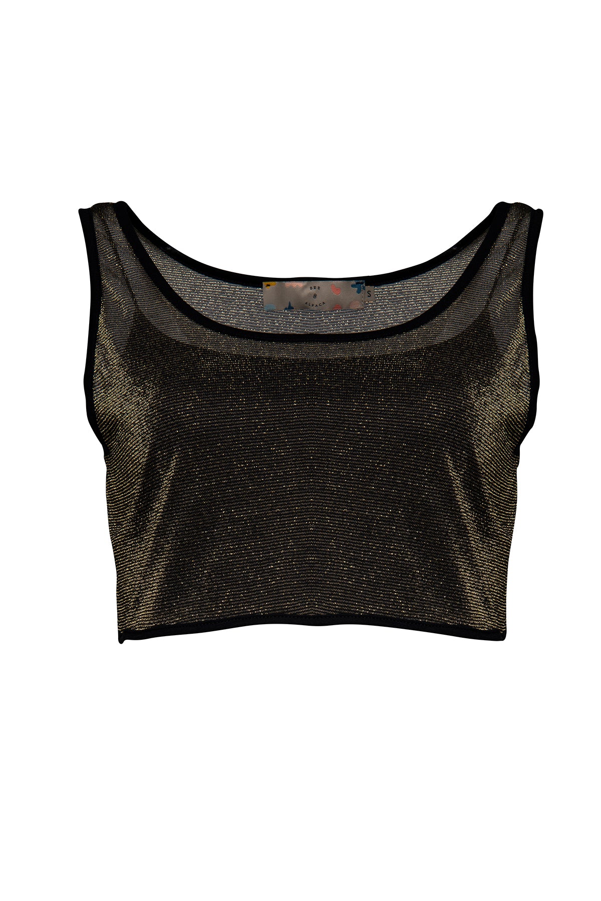 Project Cece | Sparkly Light Crop Top