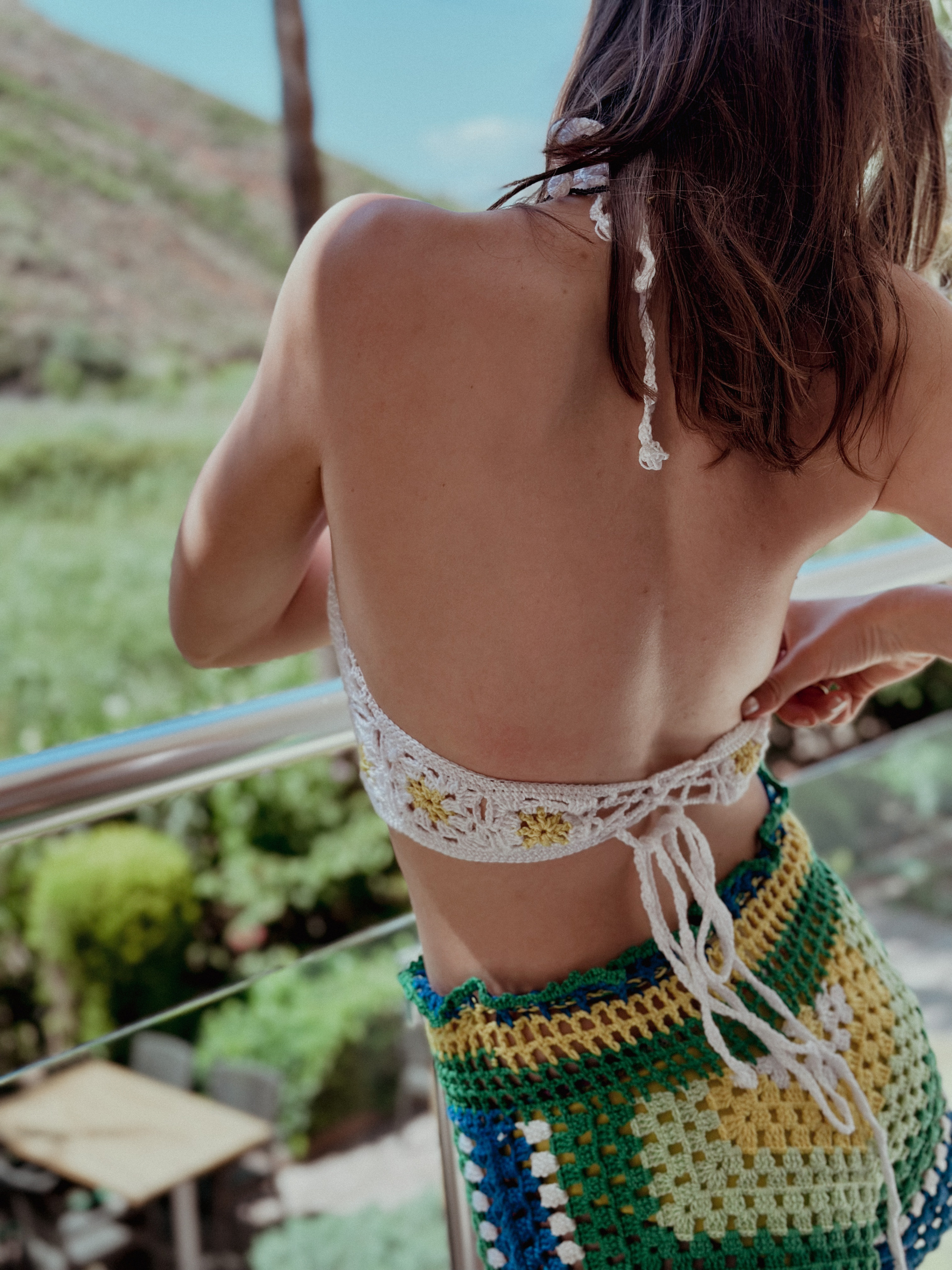 Project Cece | Sun and Chill Daisy Crochet Top