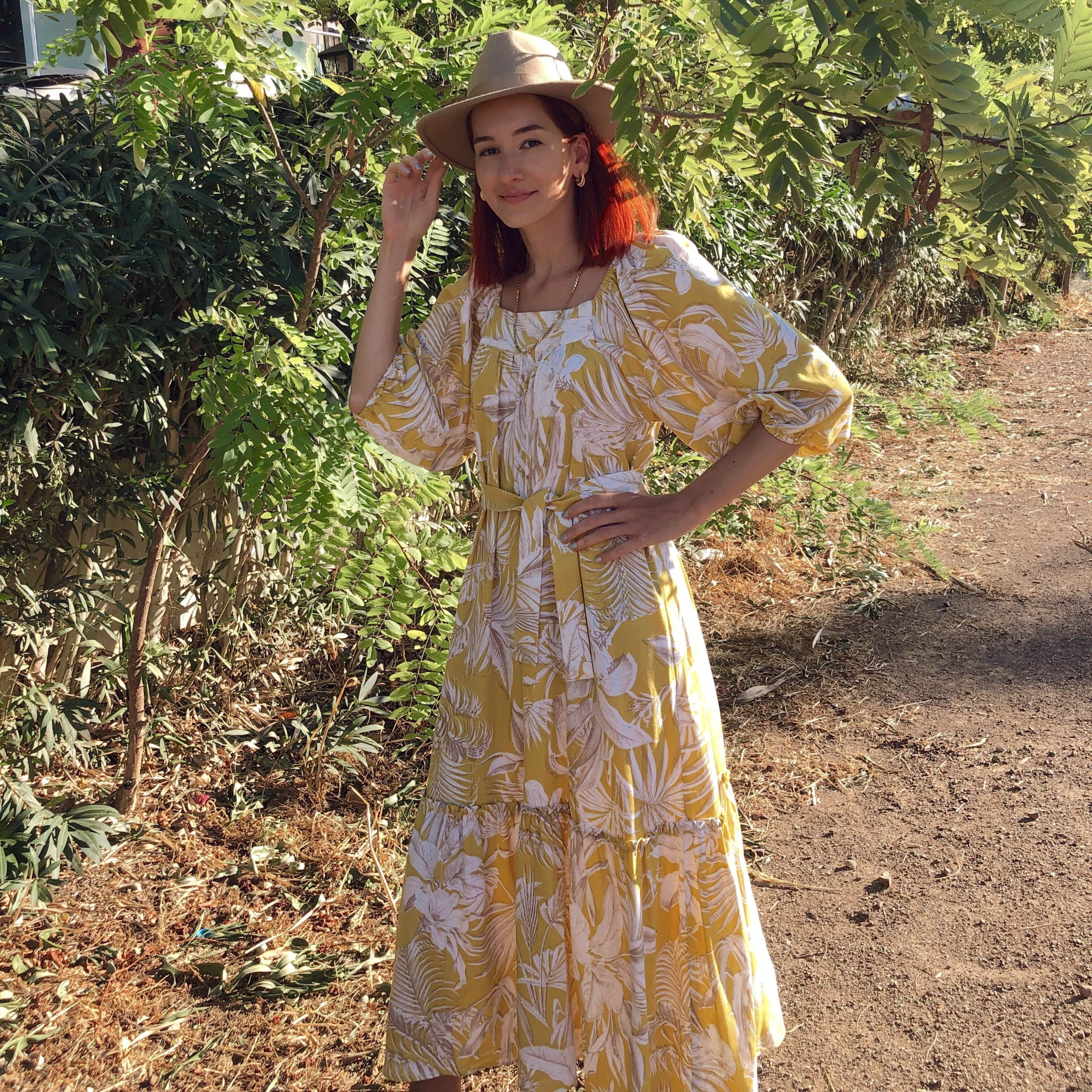 美品　maxi linen dress chieko+ Bayside Linen Maxi Dress