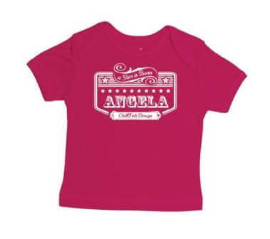 Rockstar Baby T-shirt - Groen from ChillFish Design Rockstar Baby T-shirt - Groen from ChillFish Design