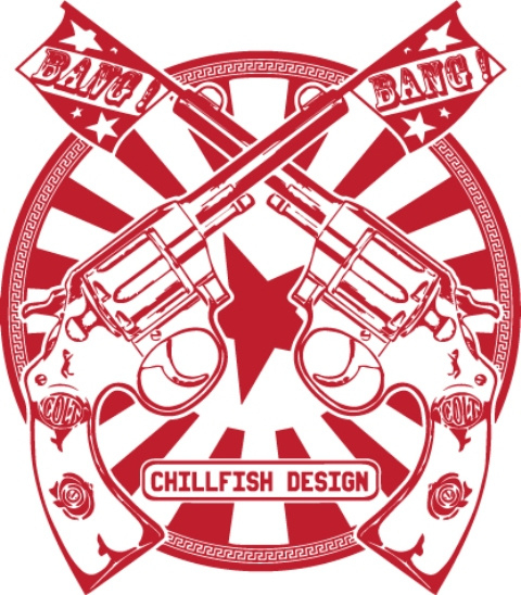 Bang Bang T-shirt from ChillFish Design Bang Bang T-shirt from ChillFish Design