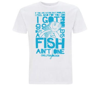 99 Fish Problems Heren T-shirt - Antraciet Grijs from ChillFish Design 99 Fish Problems Heren T-shirt - Antraciet Grijs from ChillFish Design