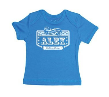 Rockstar Baby T-shirt - Groen from ChillFish Design Rockstar Baby T-shirt - Groen from ChillFish Design