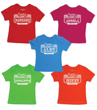Rockstar Baby T-shirt - Groen from ChillFish Design Rockstar Baby T-shirt - Groen from ChillFish Design