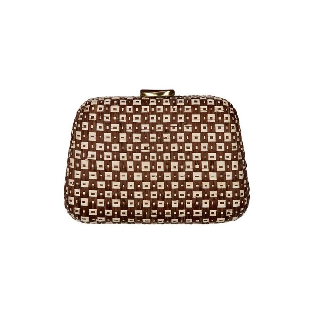 Mayumi Clutch Brown Cream from Disenyo Mayumi Clutch Brown Cream from Disenyo