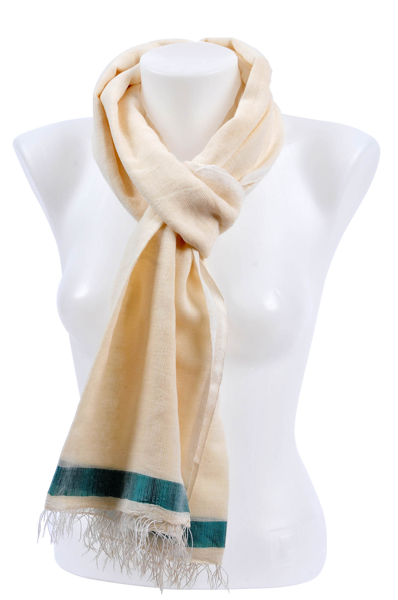 EthCrafted Light Cotton Scarf – Green from EthCrafted Accessories EthCrafted Light Cotton Scarf – Green from EthCrafted Accessories