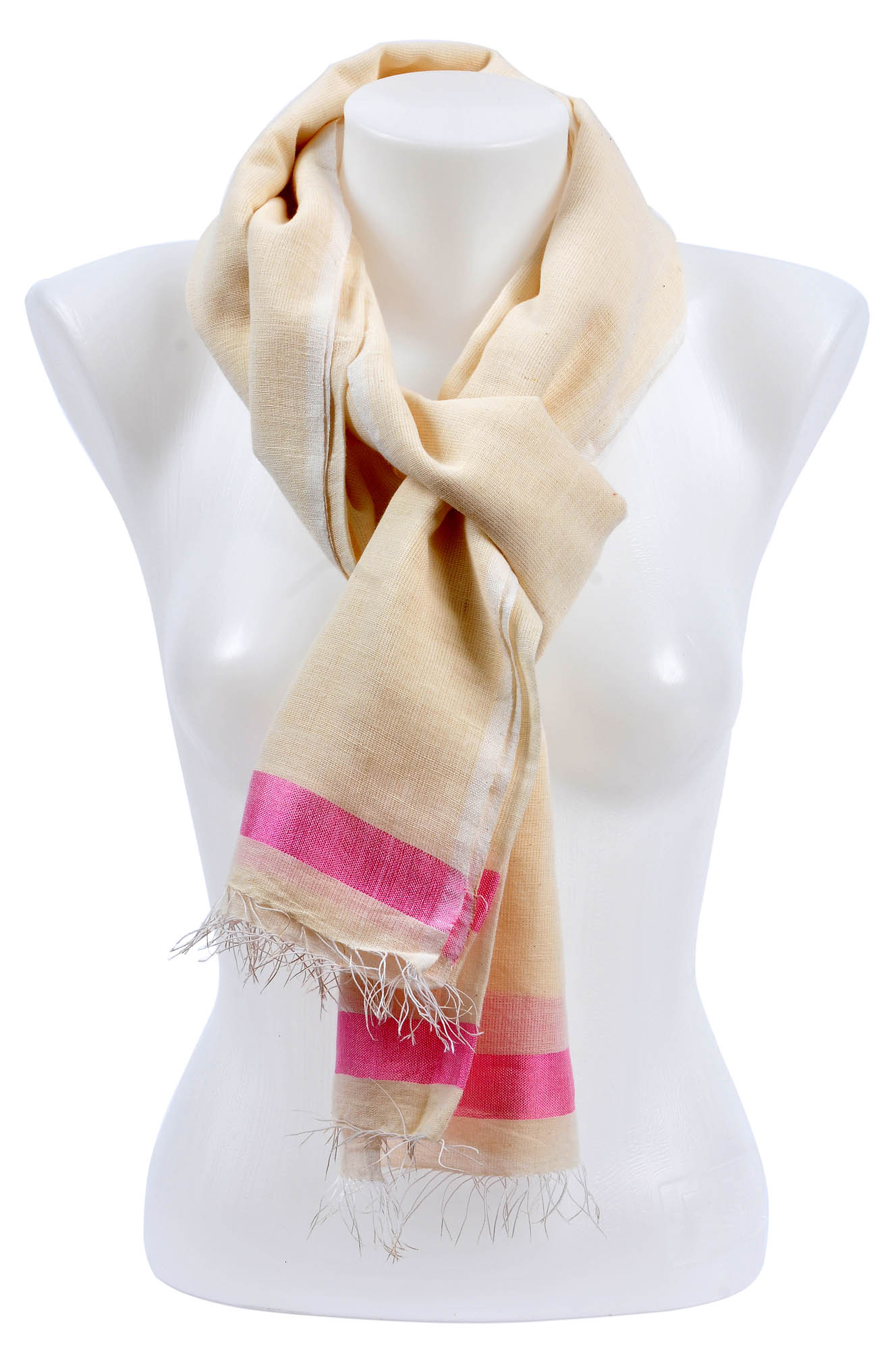 EthCrafted Light Cotton Scarf – Rose from EthCrafted Accessories EthCrafted Light Cotton Scarf – Rose from EthCrafted Accessories