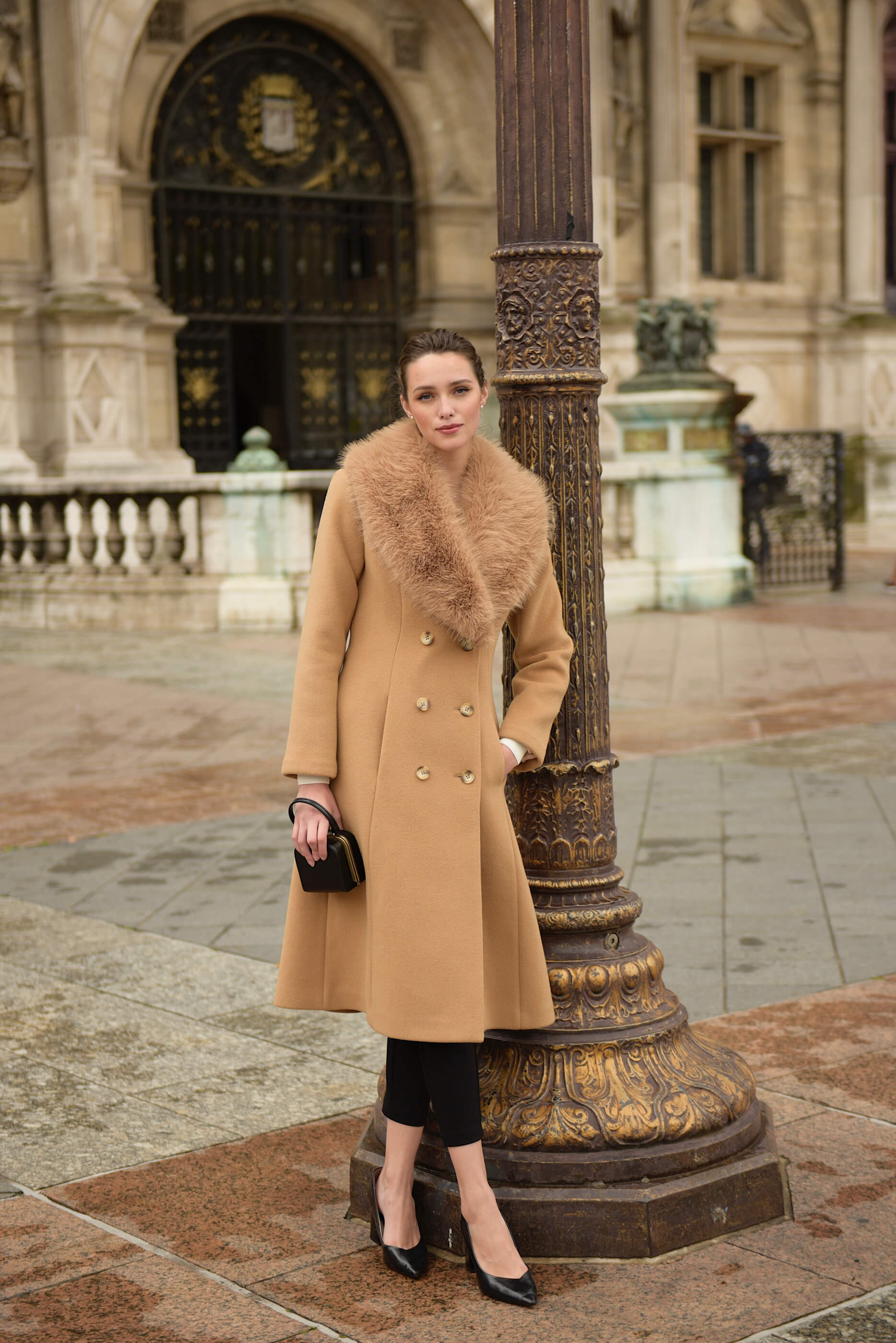 Project Cece | Anna Faux Fur Coat