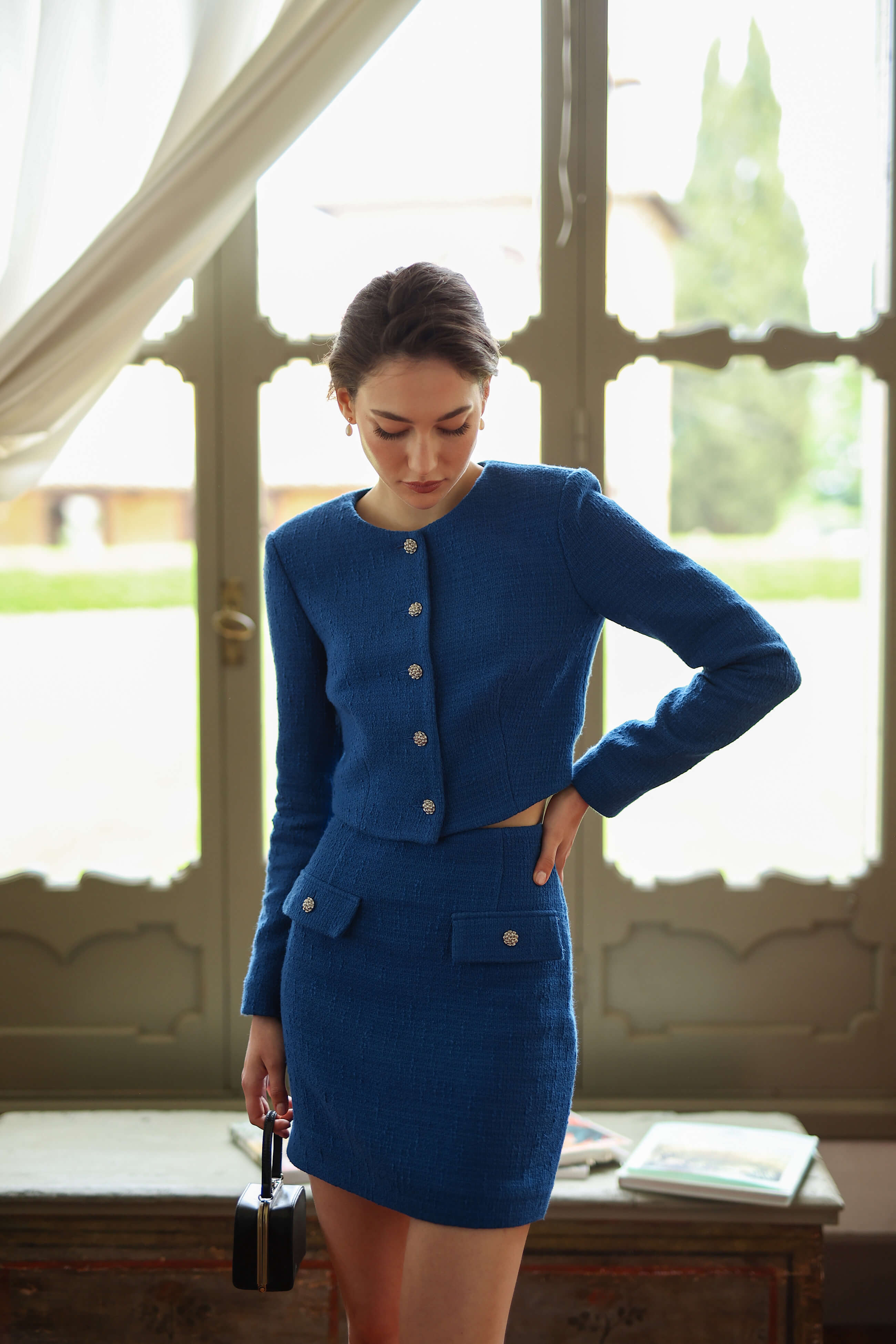COSYHARU】Classical Tweed Jacket 2Plan