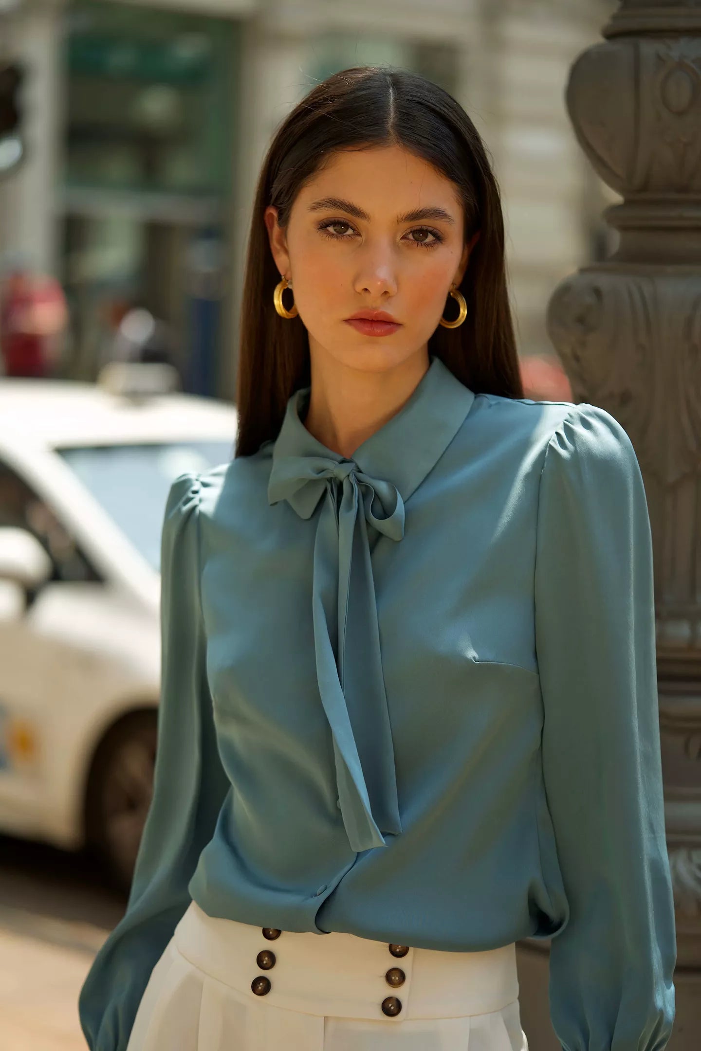 Project Cece | Chloe Silk Blouse