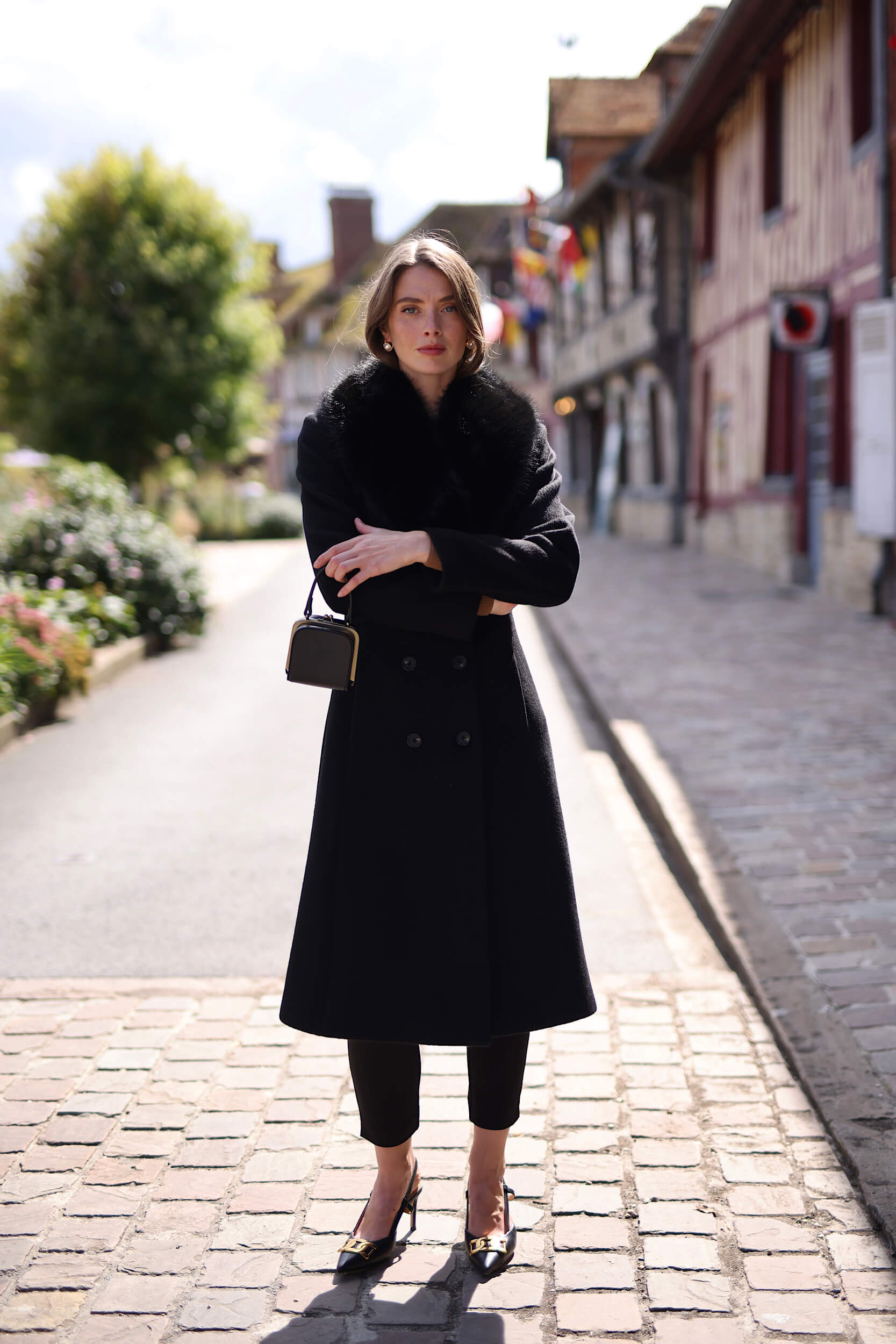 Project Cece Anna Faux Fur Coat