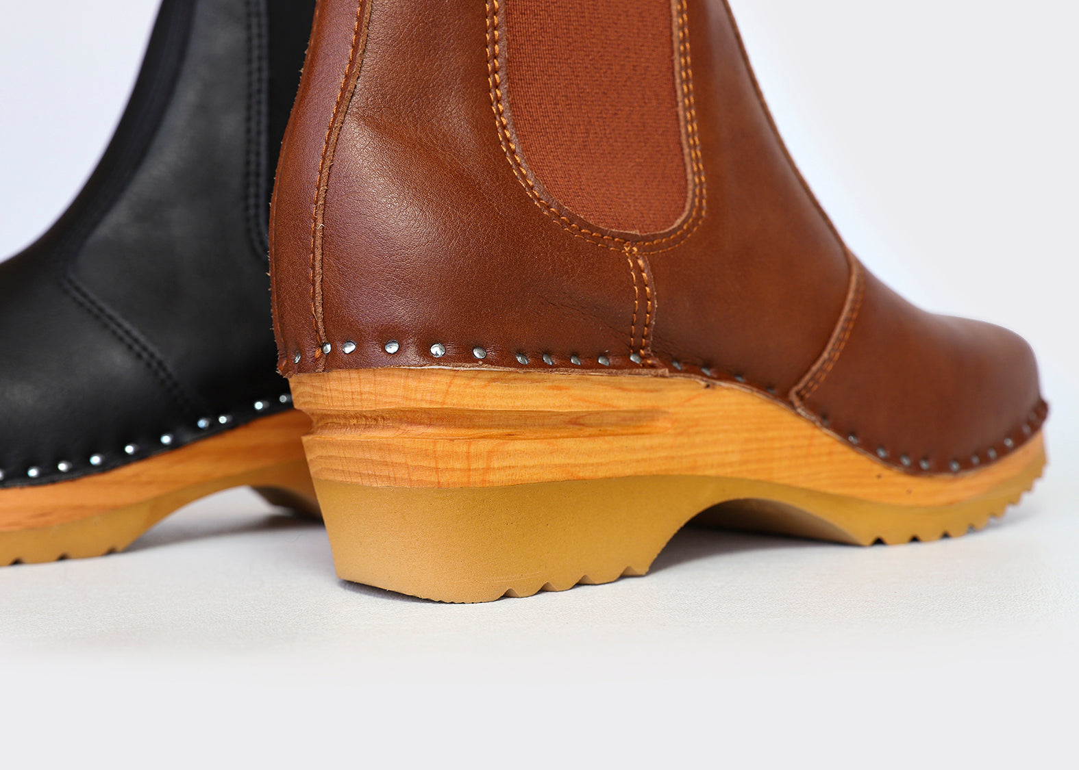 Project Cece Rockwell vegan clog boots Brown