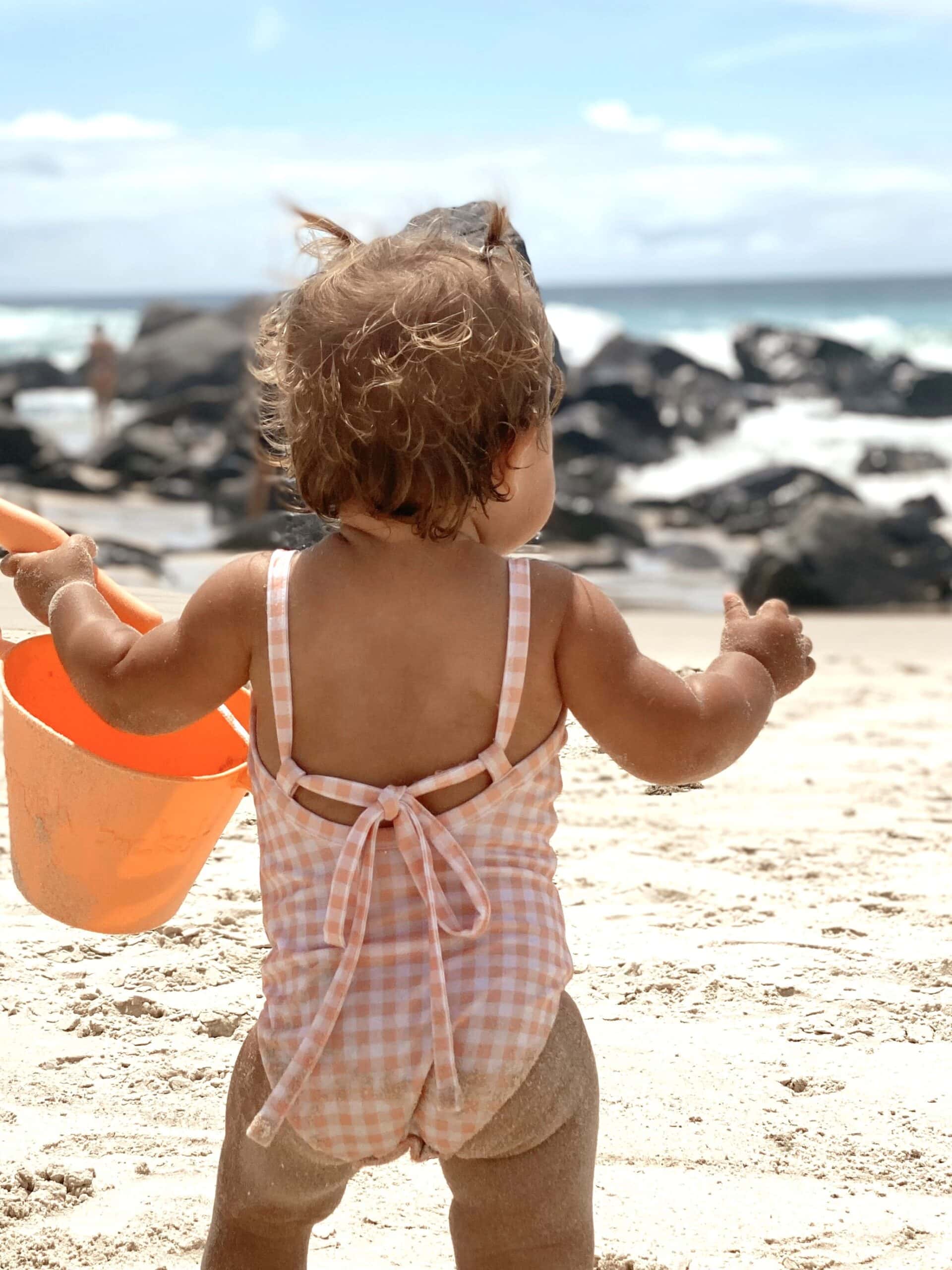 Project Cece | Mara One-Piece – Apricot Gingham